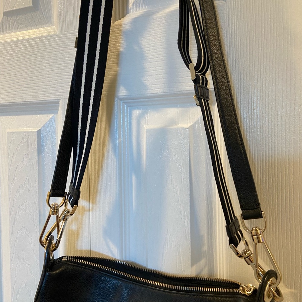 Kate Spade black crossbody bag with 2 straps - Picture 4 of 4